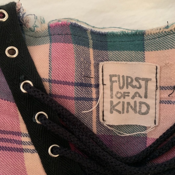 LF LACE UP FLANNEL - Picture 3 of 5